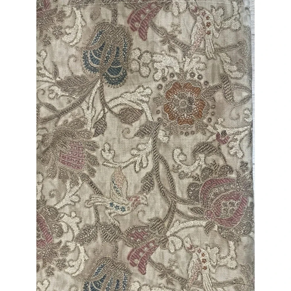 Vtg Ralph Lauren Venetian Court Neutral Tapestry Look KING Duvet Comforter